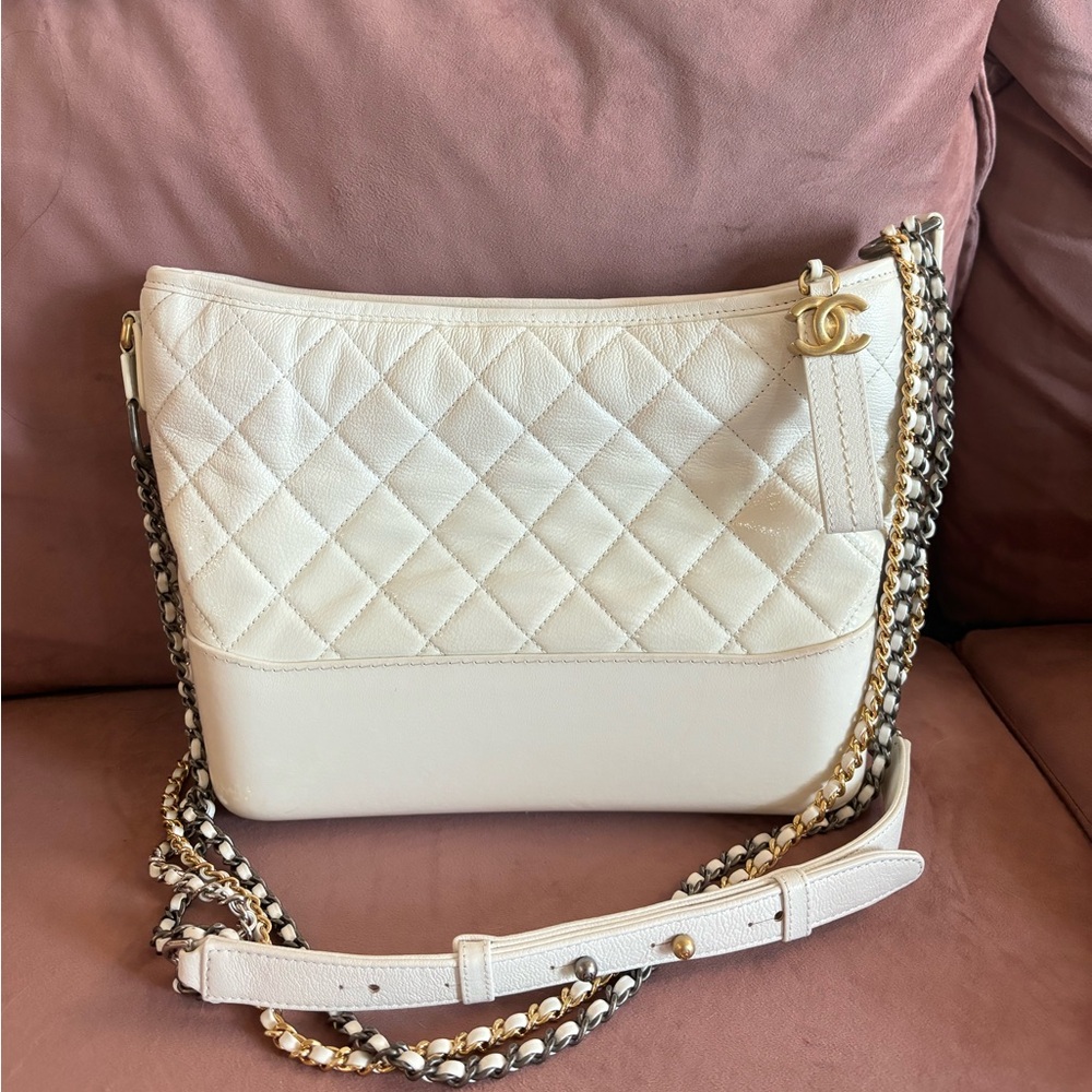 Chanel Gabrielle Tote in pink, pre-loved special collection ! medium size!